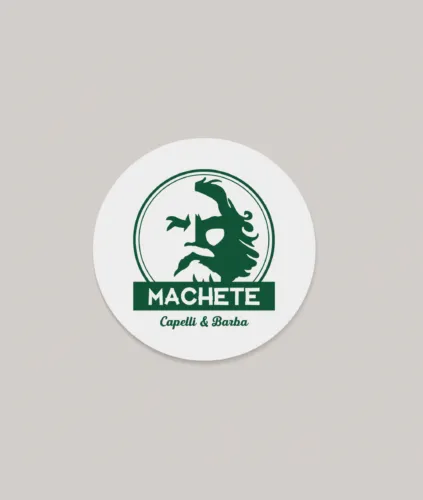 Adesivi logo machete (100pz.)