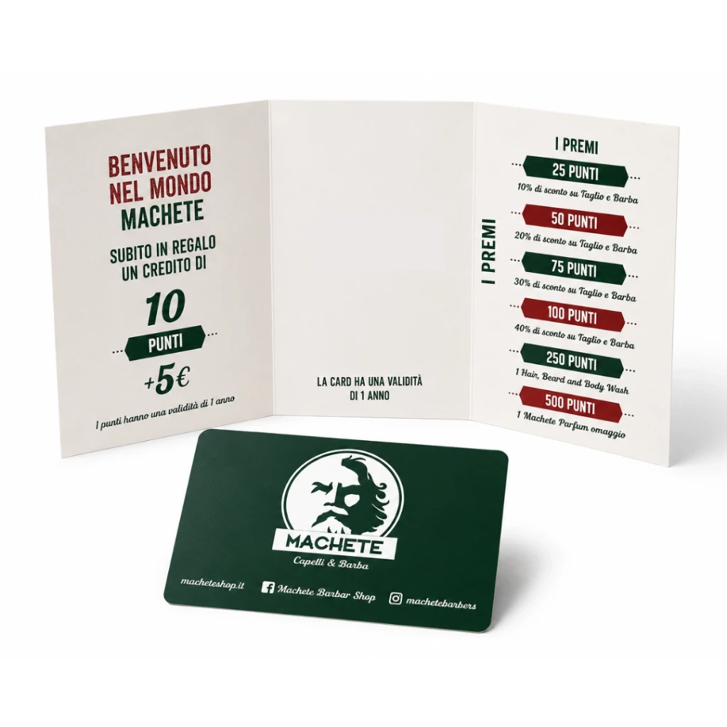 Fidelity Card Machete (50pz.)